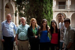 Delegates and students